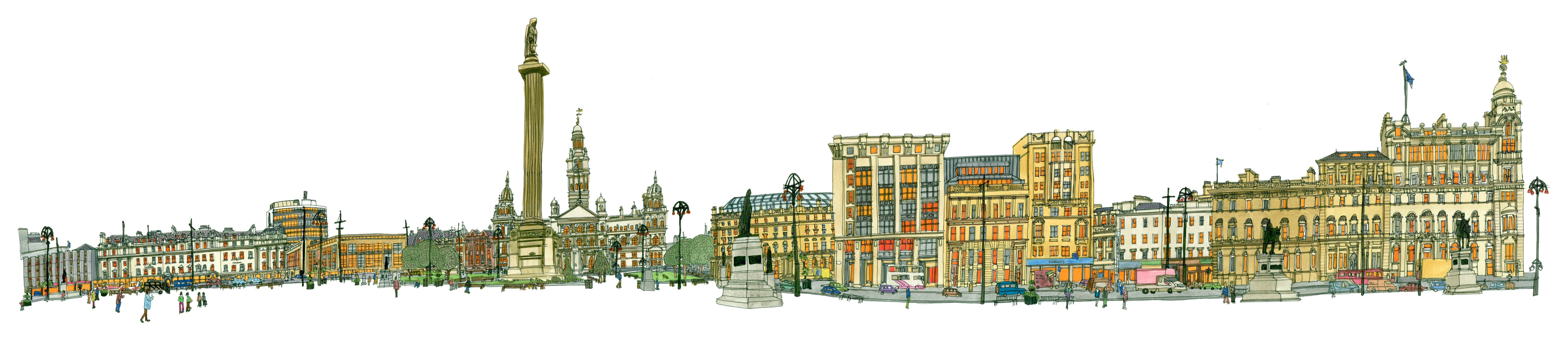 'George Square, Unfolded' by artist Adrian McMurchie
